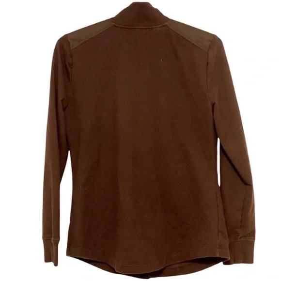 Ralph Lauren Couture Shacket | Zip-up Jacket, Chocolate Brown | Size S - Picture 2 of 4
